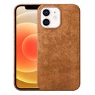 For iPhone 12 Turn Fur Magsafe Magnetic Phone Case(Golden Brown) - 1