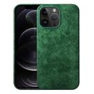 For iPhone 12 Pro Turn Fur Magsafe Magnetic Phone Case(Green) - 1