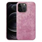 For iPhone 12 Pro Turn Fur Magsafe Magnetic Phone Case(Pink) - 1