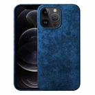 For iPhone 12 Pro Turn Fur Magsafe Magnetic Phone Case(Blue) - 1