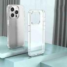 For iPhone 15 Pro Armor Frosted Phone Case(Translucent) - 1