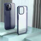 For iPhone 15 Plus Armor Frosted Phone Case(Blue) - 1