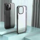 For iPhone 15 Plus Armor Frosted Phone Case(Black) - 1