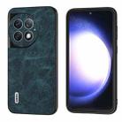 For OnePlus Ace 2 Pro ABEEL Dream Litchi Texture PU Phone Case(Blue) - 1