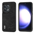 For OnePlus Ace 2 Pro ABEEL Dream Litchi Texture PU Phone Case(Black) - 1