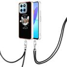 For Honor X8 5G / X6 4G Electroplating Dual-side IMD Phone Case with Lanyard(Natural Growth) - 1