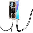 For Honor X8 5G / X6 4G Electroplating Dual-side IMD Phone Case with Lanyard(Retro Radio) - 1