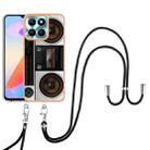 For Honor X6a Electroplating Dual-side IMD Phone Case with Lanyard(Retro Radio) - 2