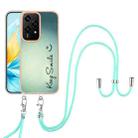 For Honor 200 Lite Global Electroplating Dual-side IMD Phone Case with Lanyard(Smile) - 2