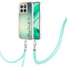 For Honor X8b Electroplating Dual-side IMD Phone Case with Lanyard(Smile) - 1