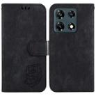 For Infinix Note 30 Pro Little Tiger Embossed Leather Phone Case(Black) - 1