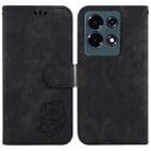 For Infinix Note 30 Little Tiger Embossed Leather Phone Case(Black) - 1