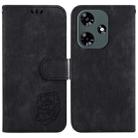 For Infinix Hot 30 Little Tiger Embossed Leather Phone Case(Black) - 1