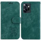 For Infinix Zero 20 X6821 Little Tiger Embossed Leather Phone Case(Green) - 1