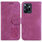 For Infinix Zero 20 X6821 Little Tiger Embossed Leather Phone Case(Rose Red) - 1