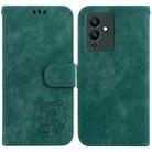 For Infinix Note 12 5G / 12 Pro 5G Little Tiger Embossed Leather Phone Case(Green) - 1