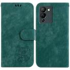 For Infinix Note 12 G96 / X670 Little Tiger Embossed Leather Phone Case(Green) - 1