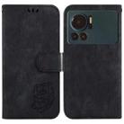 For Infinix Note 12 VIP Little Tiger Embossed Leather Phone Case(Black) - 1