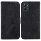 For Infinix Hot 11 2022 Little Tiger Embossed Leather Phone Case(Black) - 1