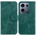 For Infinix Note 30 VIP Little Tiger Embossed Leather Phone Case(Green) - 1