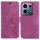 For Infinix Note 30 VIP Little Tiger Embossed Leather Phone Case(Rose Red) - 1