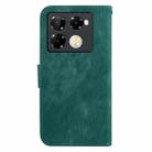 For Infinix Note 40 Pro+ Little Tiger Embossed Leather Phone Case(Green) - 3