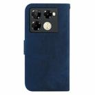 For Infinix Note 40 Pro+ Little Tiger Embossed Leather Phone Case(Dark Blue) - 3