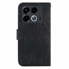 For Infinix Note 40 4G Little Tiger Embossed Leather Phone Case(Black) - 3