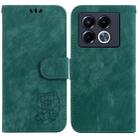 For Infinix Note 40 5G Little Tiger Embossed Leather Phone Case(Green) - 1