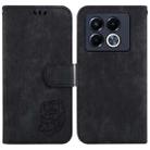 For Infinix Note 40 5G Little Tiger Embossed Leather Phone Case(Black) - 1