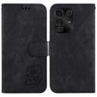For Infinix Note 50 Pro+ Little Tiger Embossed Leather Phone Case(Black) - 1