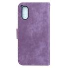 For Sony Xperia 5 V Little Tiger Embossed Leather Phone Case(Purple) - 3