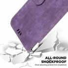 For Sony Xperia 5 V Little Tiger Embossed Leather Phone Case(Purple) - 6