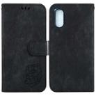 For Sony Xperia 5 V Little Tiger Embossed Leather Phone Case(Black) - 1