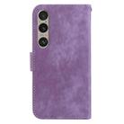 For Sony Xperia 1 VI Little Tiger Embossed Leather Phone Case(Purple) - 3