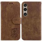 For Sony Xperia 1 VI Little Tiger Embossed Leather Phone Case(Brown) - 1