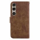 For Sony Xperia 1 VI Little Tiger Embossed Leather Phone Case(Brown) - 3