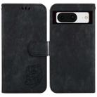 For Google Pixel 8 Little Tiger Embossed Leather Phone Case(Black) - 1