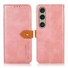 For Sony Xperia 1 IV KHAZNEH Dual-color Cowhide Texture Flip Leather Phone Case(Rose Gold) - 1