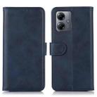 For Motorola Moto G14 4G Cow Texture Leather Phone Case(Blue) - 1