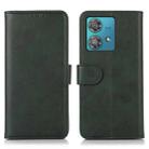 For Motorola Moto G84 5G Cow Texture Leather Phone Case(Green) - 1