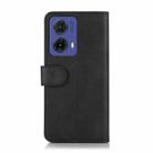 For Motorola Moto G85 Cow Texture Leather Phone Case(Black) - 3