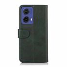 For Motorola Moto G85 Cow Texture Leather Phone Case(Green) - 3