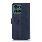 For Motorola Edge 50 5G Global Cow Texture Leather Phone Case(Blue) - 3