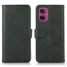 For Motorola Moto G55 5G Cow Texture Leather Phone Case(Green) - 1