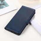 For Motorola Moto G75 5G Cow Texture Leather Phone Case(Blue) - 2