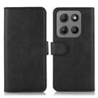 For Motorola Moto G15 4G / G05 Cow Texture Leather Phone Case(Black) - 1