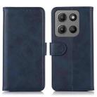 For Motorola Moto G15 4G / G05 Cow Texture Leather Phone Case(Blue) - 1