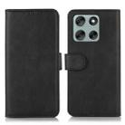 For Motorola Moto G56 5G Cow Texture Leather Phone Case(Black) - 1