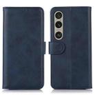 For Sony Xperia 1 IV Cow Texture Leather Phone Case(Blue) - 1